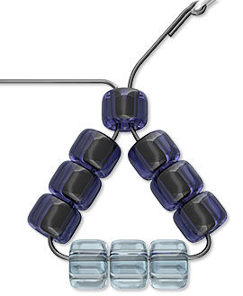 Illustration of beading stitch
